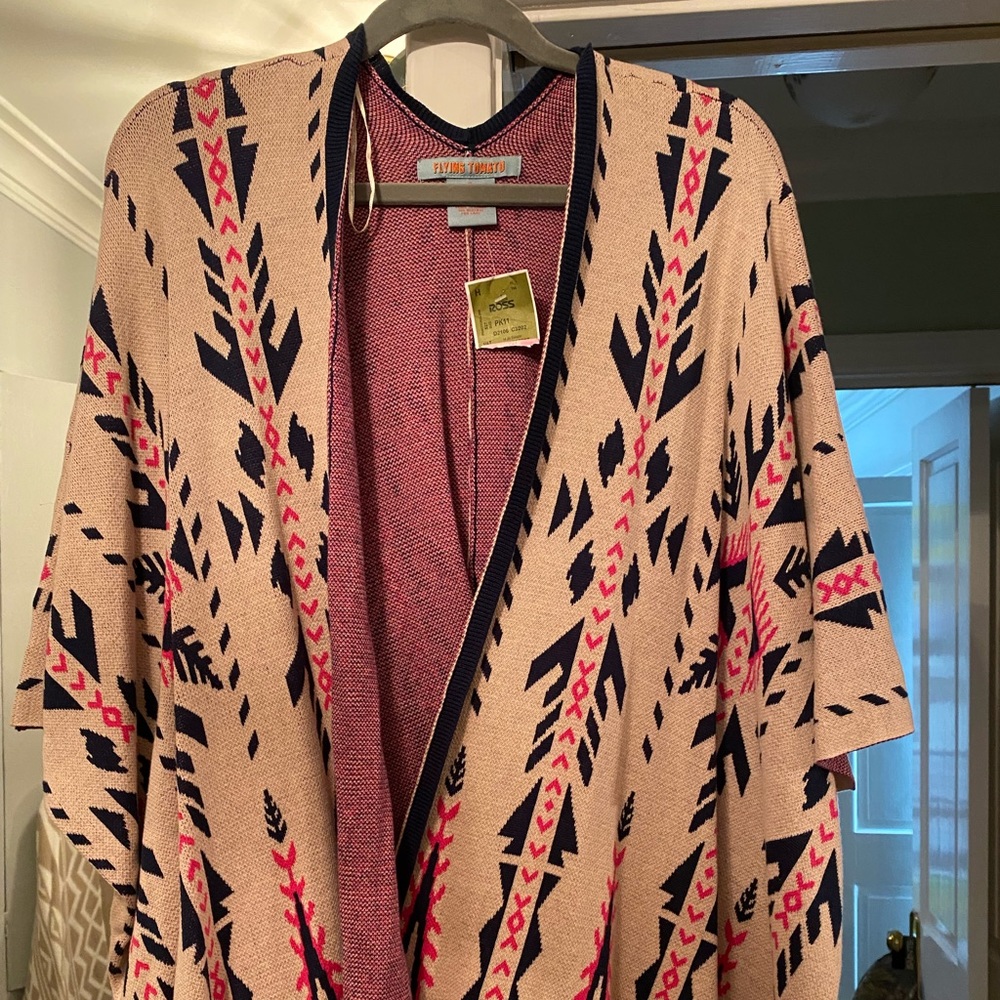 Flying Tomato small lady’s sweater poncho